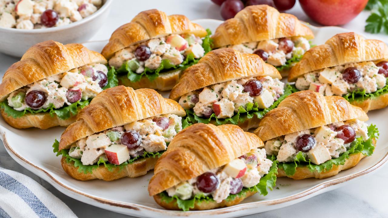 Mini Chicken Salad Croissants